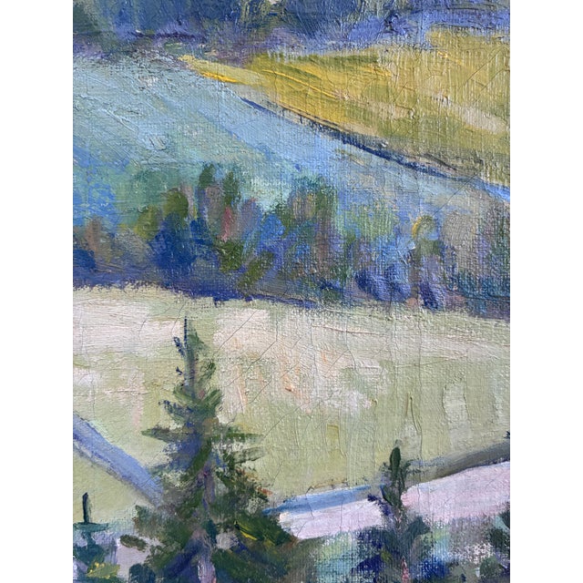 Vintage Original Landscape Oil Painting, Countryside Art For Sale - Image 9 of 18