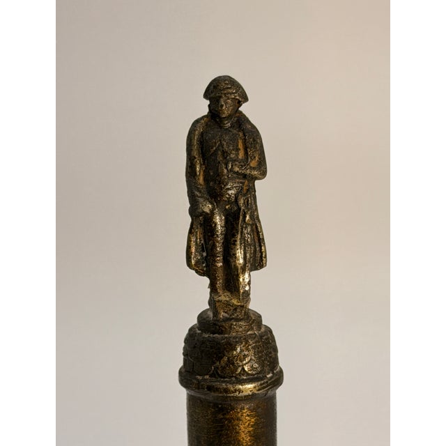19th-Century Grand Tour Bronze Vendôme Column A finely cast 19th-century Grand Tour bronze model of the Vendôme Column in...