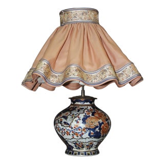 Imari Vase Lamp, 19th Century For Sale