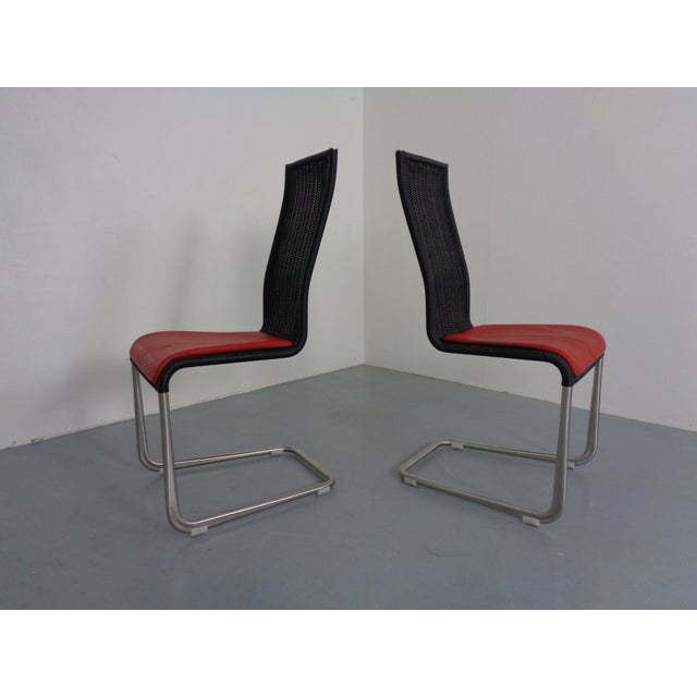 Kragstuhl D21 & B20 Cantilever Chairs by Jean Prouve & Axel Bruchhäuser for Tecta, 1980s, Germany, Set of 6 For Sale - Image 13 of 18