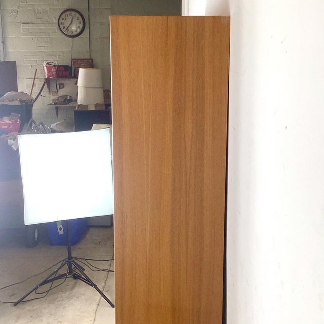 Mid-Century Modern Scandinavian Modern Teak Open Bookcase Display Shelving Unit For Sale - Image 3 of 17
