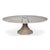 Gray Oak Expanding Dining Table - 85 1/2" For Sale - Image 4 of 11