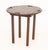 Bombay Company Mahogany Circular Tray Table For Sale - Image 4 of 8