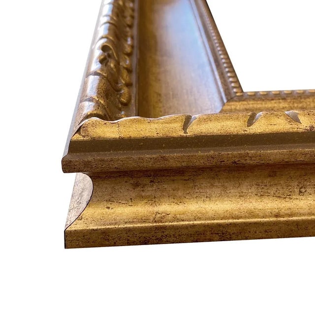 French Woman Reading Framed 16x20" Oil Painting Print on Canvas For Sale - Image 3 of 4