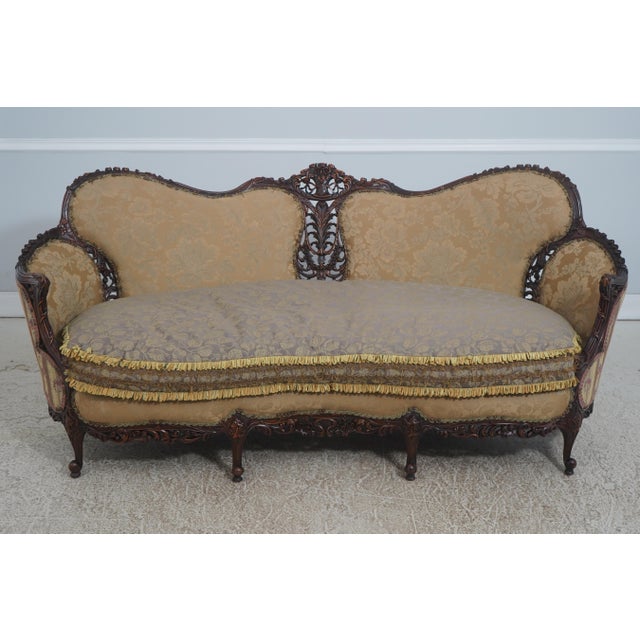 Age: Approx: 15 Years Old Details: Carol Hicks Bolton Down Seat Cushion Fine Carved Details High Quality Construction...