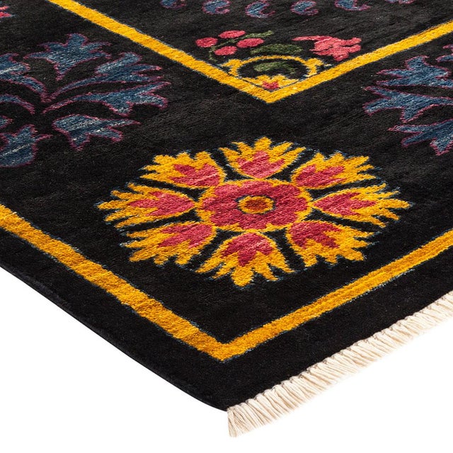 The meticulous art of hand-embroidered textiles from Uzbekistan tribes inspired the Suzani Collection of rugs. Bold...