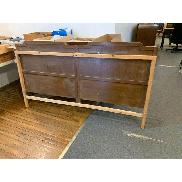 Vintage Chinoiserie Style Solid Wood Frame King Headboard For Sale In Washington DC - Image 6 of 13