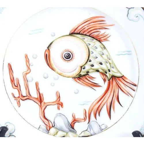 20th century 30`s. KPM, porcelain factory, Latvia. Porcelain, gilding, painting - handmade. Author Olga Neimane-Kateņeva...