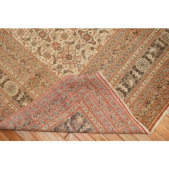 Zabihi Collection Antique Persian Tabriz Rug For Sale In New York - Image 6 of 18