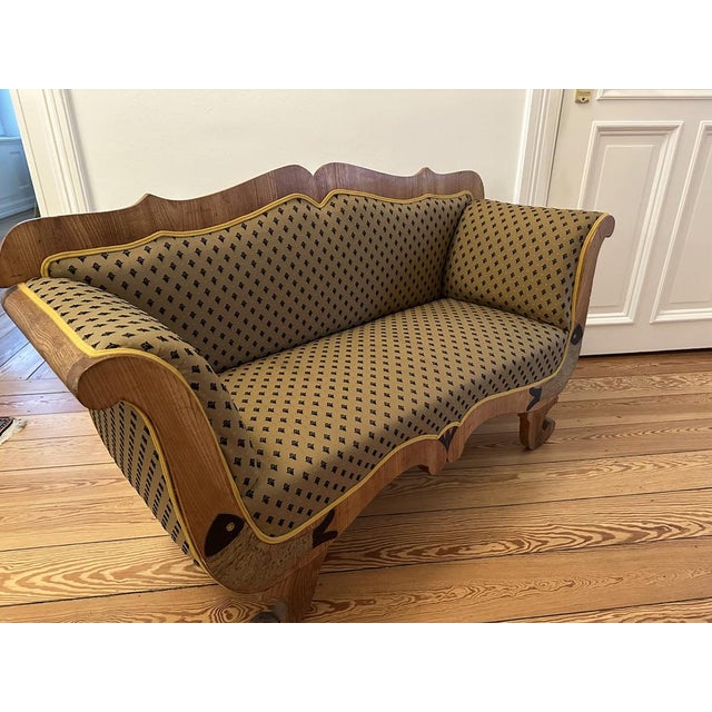 Biedermeier Children's Bench, 1820s For Sale - Image 4 of 18