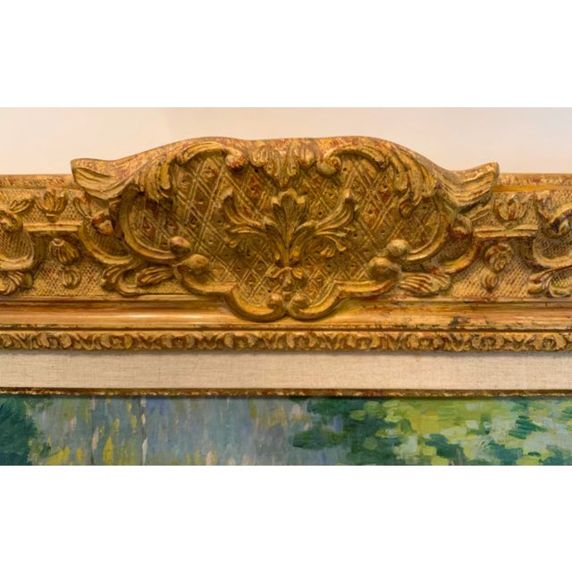 Wood Early 20th Century French Floral Still Life Oil Painting by Emile Baudoux, Framed For Sale - Image 7 of 13