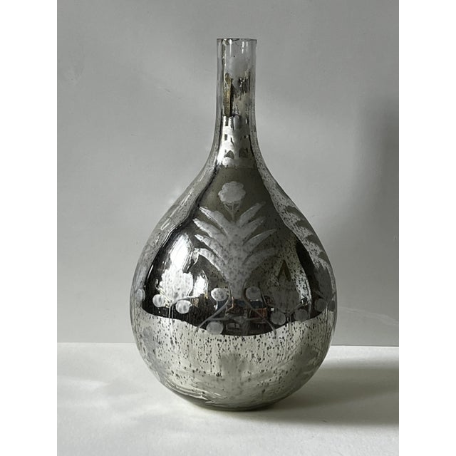 Mid Century Gless Vase For Sale - Image 10 of 13