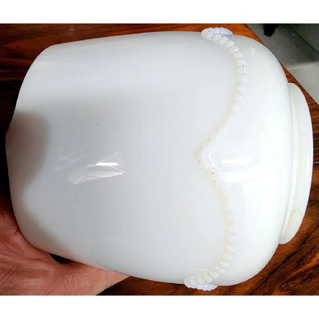 Antique Late 19th Century Good American Opalescent Fine Glass Small Bowl For Sale - Image 10 of 13