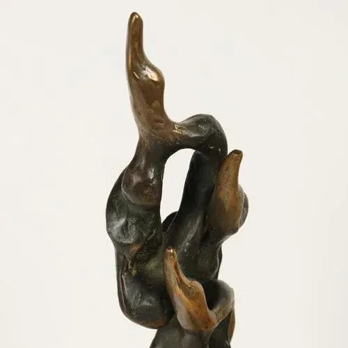 Contemporary Duck Flight Bronze Sculpture by G. Masciarelli For Sale - Image 3 of 8