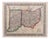 1867 Mitchell Map of Ohio and Indiana For Sale