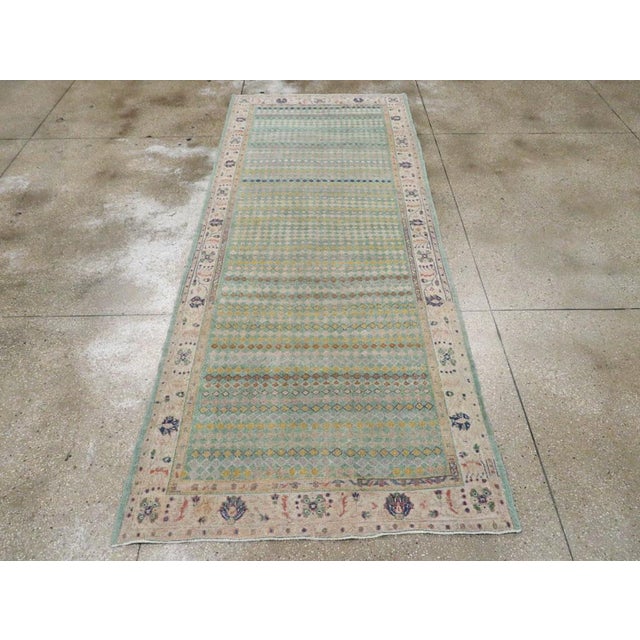 Mid 20th Century Galerie Shabab Collection Mid-20th Century Turkish Anatolian Gallery Carpet For Sale - Image 5 of 10