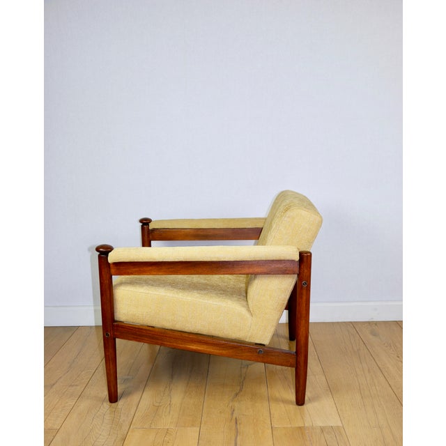 Vintage Loft Armchair in Yellow, 1970s For Sale - Image 9 of 12