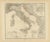 Map of the Italian Peninsula with the Islands of Sicily, 1880 For Sale