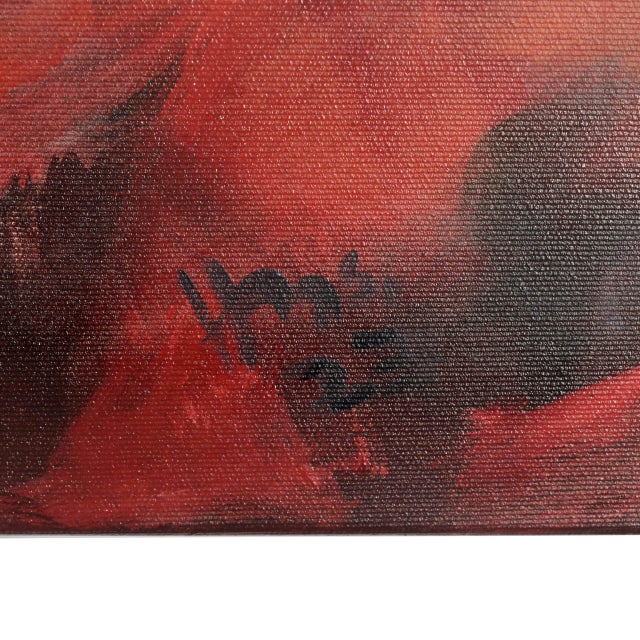 “Over there” from the series “Terra”, acrylic on canvas, created in 2023 signed and dated lower right 120cm x 100cm Born...