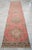 Distressed Oushak Runner Rug Faded Colors Low Pile Pink Hallway Decor - 2'9″x 12'3″ For Sale - Image 6 of 13