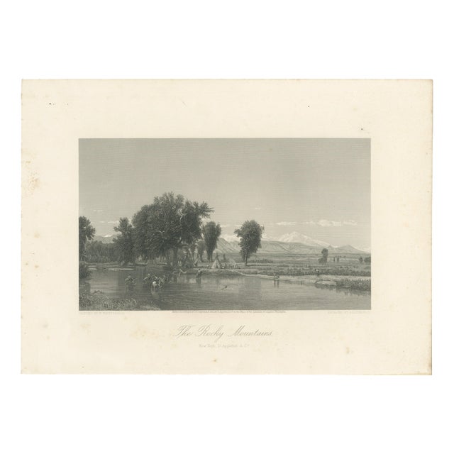 The Rocky Mountains, 1873, Paper For Sale