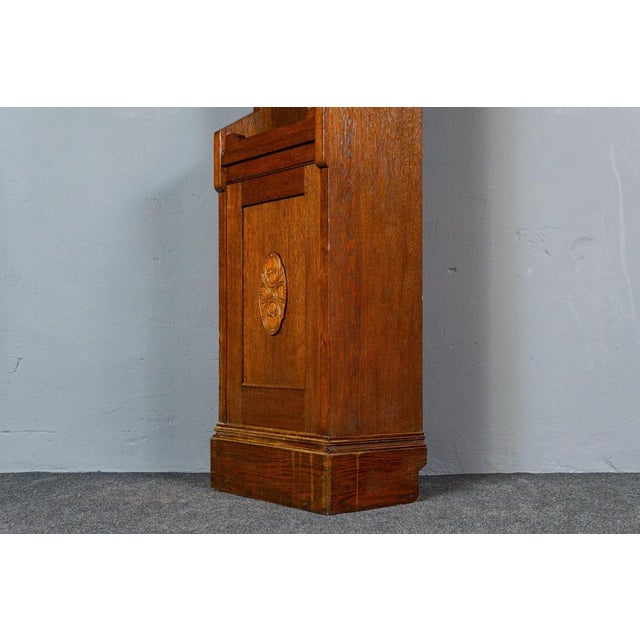 Antique Art Nouveau Standing Clock from Gustav Becker For Sale - Image 15 of 18