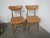 Set of Chairs in Beech and Imitation Leather, 1950 For Sale - Image 10 of 10