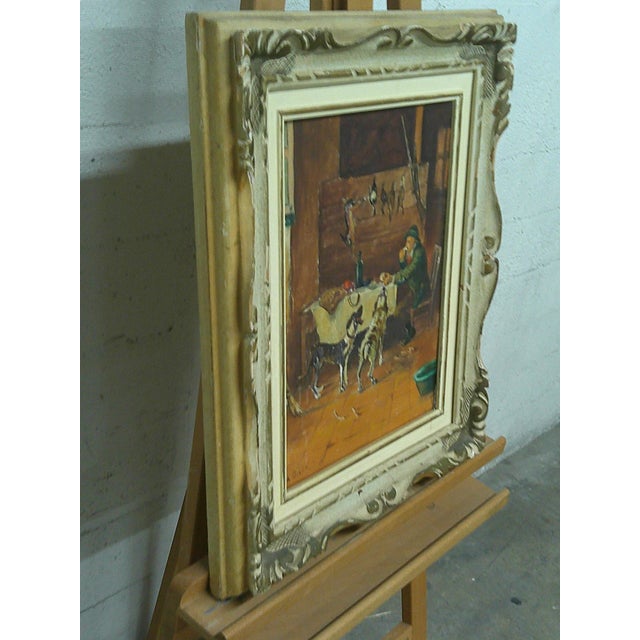 Mid 20th Century Cabin Hunting Interior Scene For Sale - Image 4 of 9
