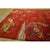 1920s Red Floral Antique Chinese Art Deco Water Bird Rug 8'2" X 9'8" Wool Carpet For Sale - Image 4 of 10