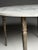 Vintage coffee table with marble top. 85ø x 52H cm