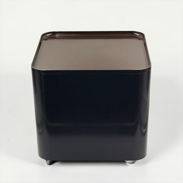 1970s Dime Rolling Storage Container by Marcello Siard for Collezioni Longato, Italy, 1970s For Sale - Image 5 of 13