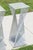 Metal Vintage 1960s Mathieu Matégot Style Sculptural Perforated Metal Pedestals – Pair of Mid-Century Modern Plinths For Sale - Image 7 of 16