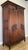 Vintage French Louis XVI Style Carved Walnut 2-Door Wardrobe For Sale - Image 3 of 18