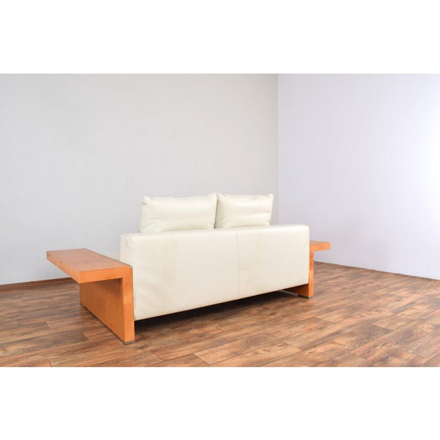 1980s Italian Leather Sofa from Giorgetti, 1980s For Sale - Image 5 of 16