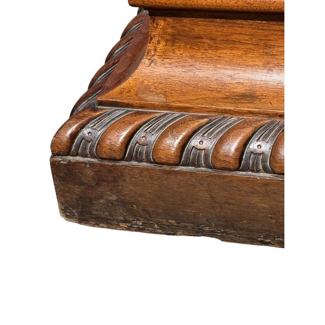 Carved Walnut Side Table, 1890s For Sale - Image 5 of 17