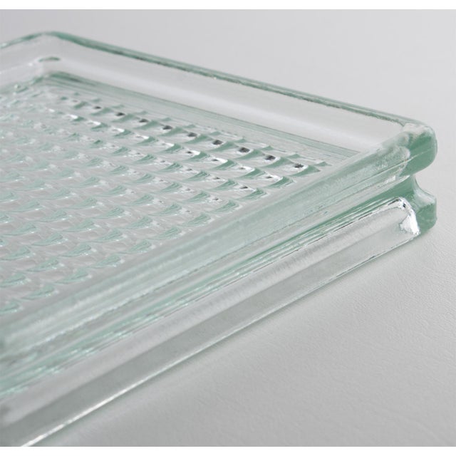 Le Corbusier for Lumax Mid-Century Modern Glass Desk Tidy, Catchall Bowl For Sale - Image 12 of 12