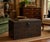 Charles II Wrought-Iron Mounted Brass-Studded Leather Coffer Trunk With Drawers For Sale - Image 12 of 12