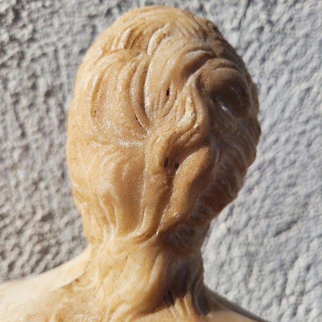 Figurative Bust, 1600s, Marble For Sale - Image 12 of 18