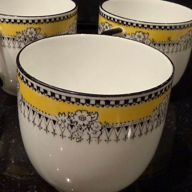 Art Deco 1910s Art Deco Royal Albert Crown China Tea Service - Set of 3 For Sale - Image 3 of 18