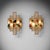 Colored Glass and Brass Wall Lamp attributed to Albano Poli, Italy, 1960s, Set of 2 For Sale - Image 9 of 9