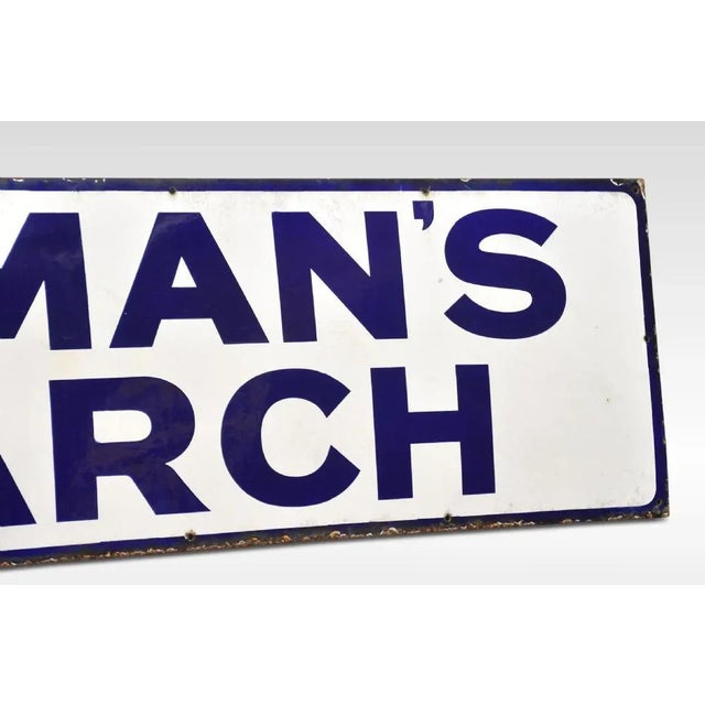 Enamel Sign for Colman’s Starch For Sale - Image 3 of 5