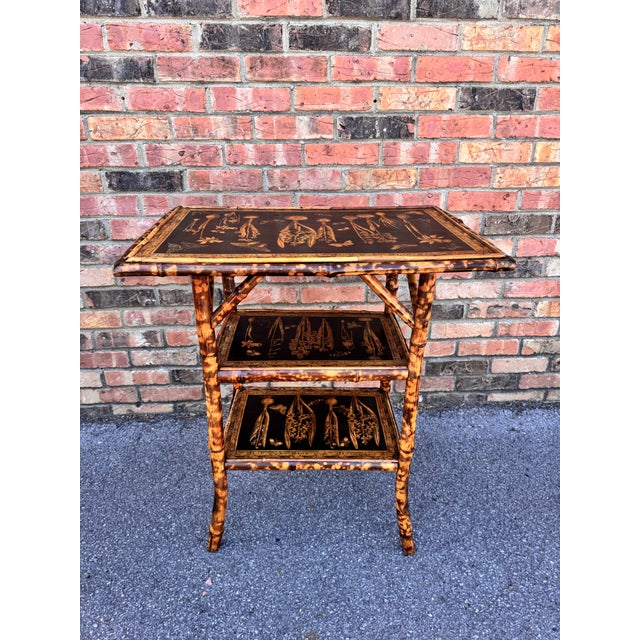 19th Century Decoupaged Table For Sale In Nashville - Image 6 of 7