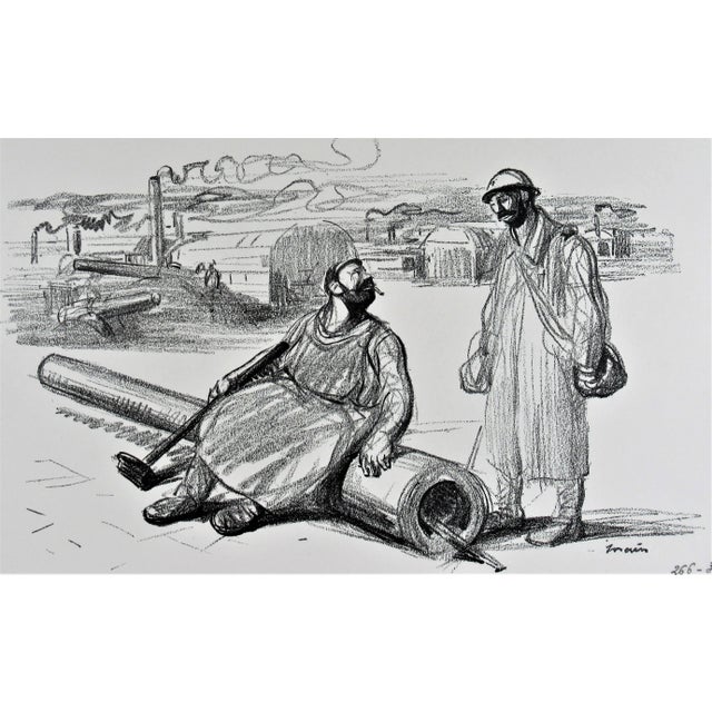 Artist: Jean-Louis Forain (French, 1852-1931) Title: Pour en Finir Year: Circa 1918 Medium: Lithograph Edition: Numbered...