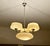 Metal Lage Art Deco Pendant Light in Glass, 1930s For Sale - Image 7 of 18