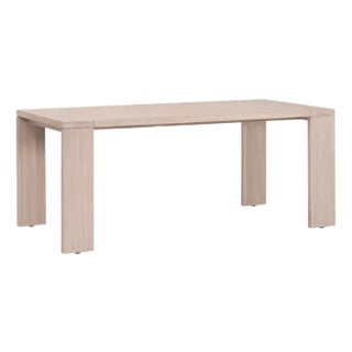 Essentials for Living Big Sur Teak Outdoor Dining Table For Sale