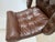 Vintage Brown Leather Ekornes Stressless Reclining Lounge Chair & Stool 1960,s For Sale - Image 6 of 18