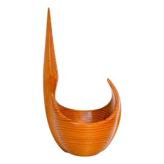 Vintage Swedish Wooden Bowl by Johnny Mattsson, 1959 For Sale