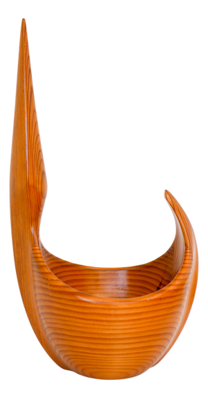Vintage Swedish Wooden Bowl by Johnny Mattsson, 1959