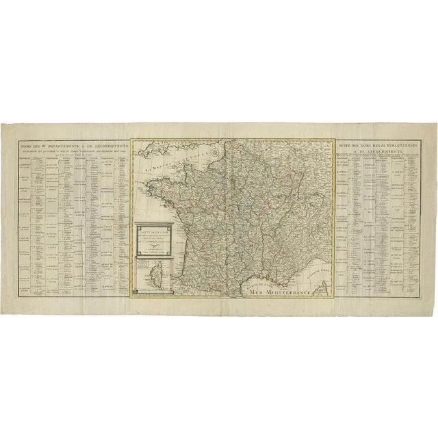 Antique Map of France by Covens & Son, 1790 For Sale - Image 5 of 5