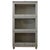Art Metal Co Mid-Century Modern Metal Stacking Barrister's Bookcase For Sale